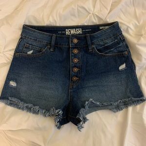 High waisted denim shorts size 3